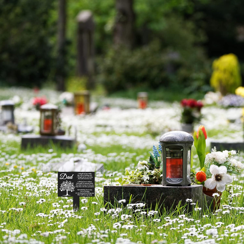 Dad Memorial Stake, Grave Decorations for Cemetery