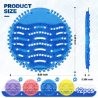 Urinal Screen Deodorizer, 12-Pack, 4 Mixed Scents
