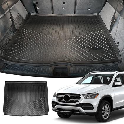 Premium Cargo Liner for Mercedes Benz GLE Class 2020-2026 - Custom Fit Car Trunk Mat - All-Season Black Cargo Mat