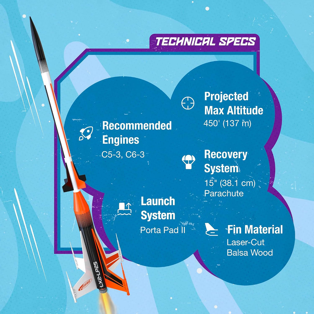 7320 Laser X2 Advanced Model-Rocket Kit
