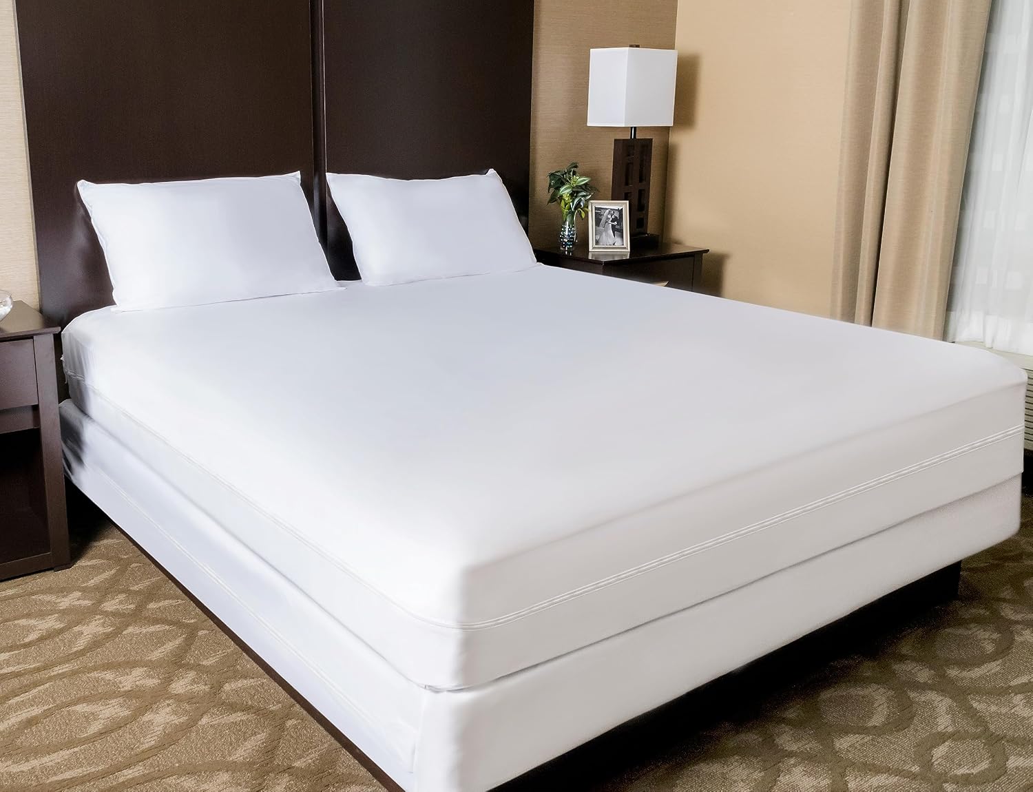 Zippered Full (8"-10" Depth) Mattress Protector - Bed Bug Waterproof Mattress Cover, Premium Quality Hypoallergenic