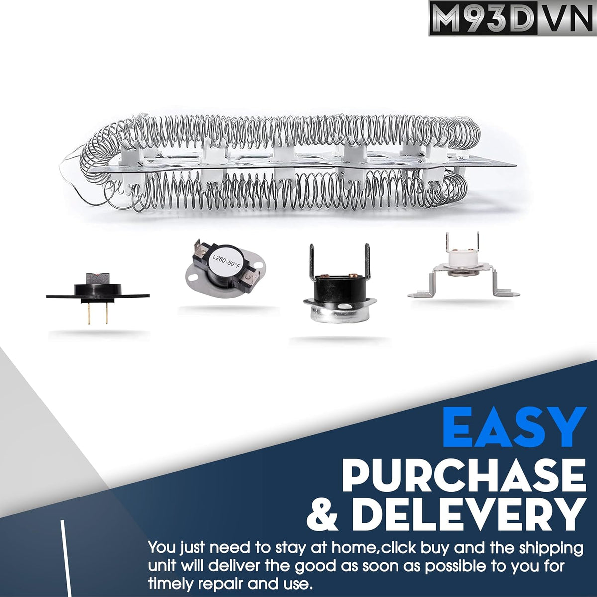 DV40J3000EW/A2 DV42H5000EW/A3 Dryer Heating Element for Samsung