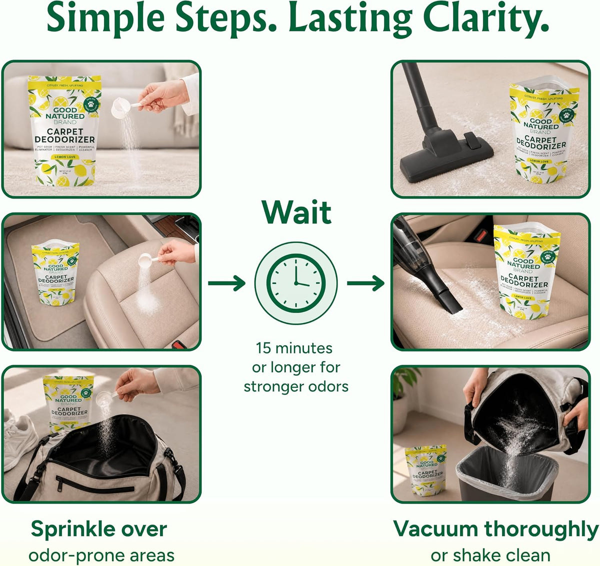Carpet Deodorizer & Pet Odor Eliminator Powder, 31oz