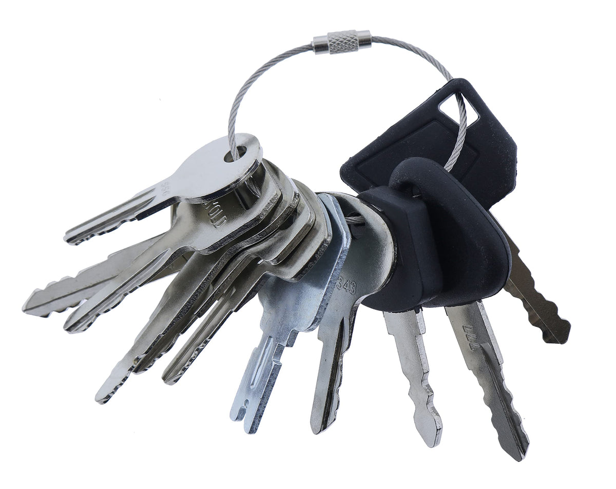 Solarhome 12 Forklift Key Set Forklift Keys Master Set Ignition Key Set