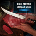 Butcher Carving Set, Cimeter Breaking & Boning Knife for Meat
