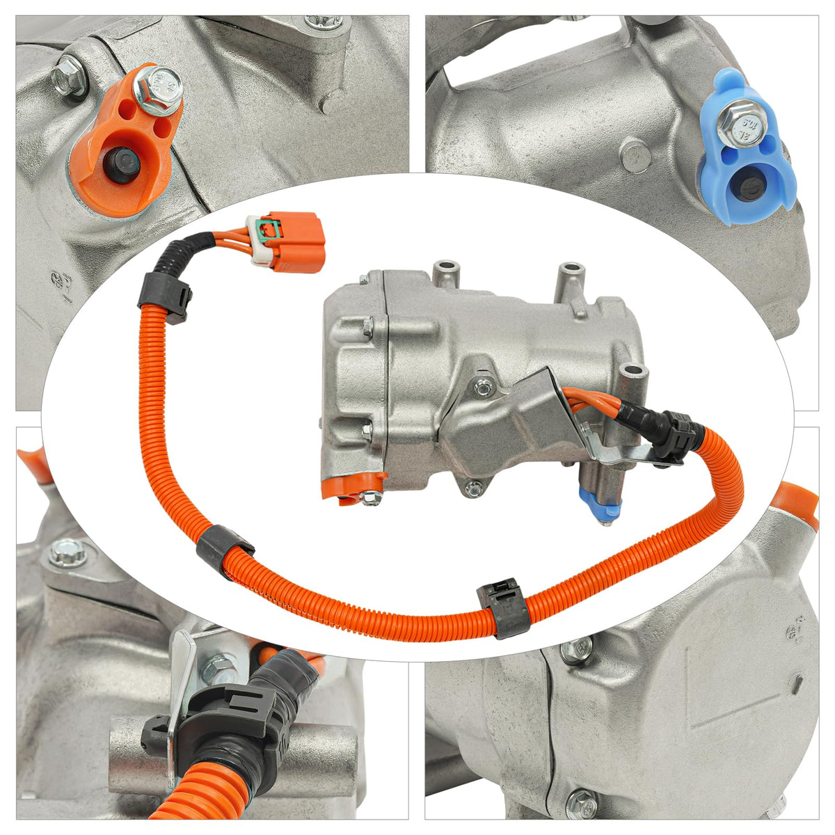 A/C Compressor for 2004-2009 Toyota Prius, 042000-0194, 042000-0197
