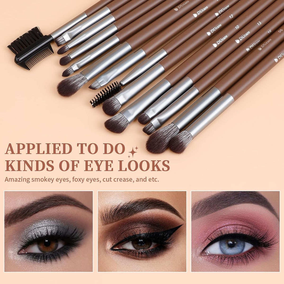 22Pcs Makeup Brush Set PRO Makeup Brushes Professional with Foldable Bag Premium Synthetic Kabuki Foundation Blending