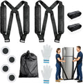 Moving Straps, 2-Person Lifting and Moving System – Adjustable Shoulder Dolly for Moving Furniture, Appliances, and