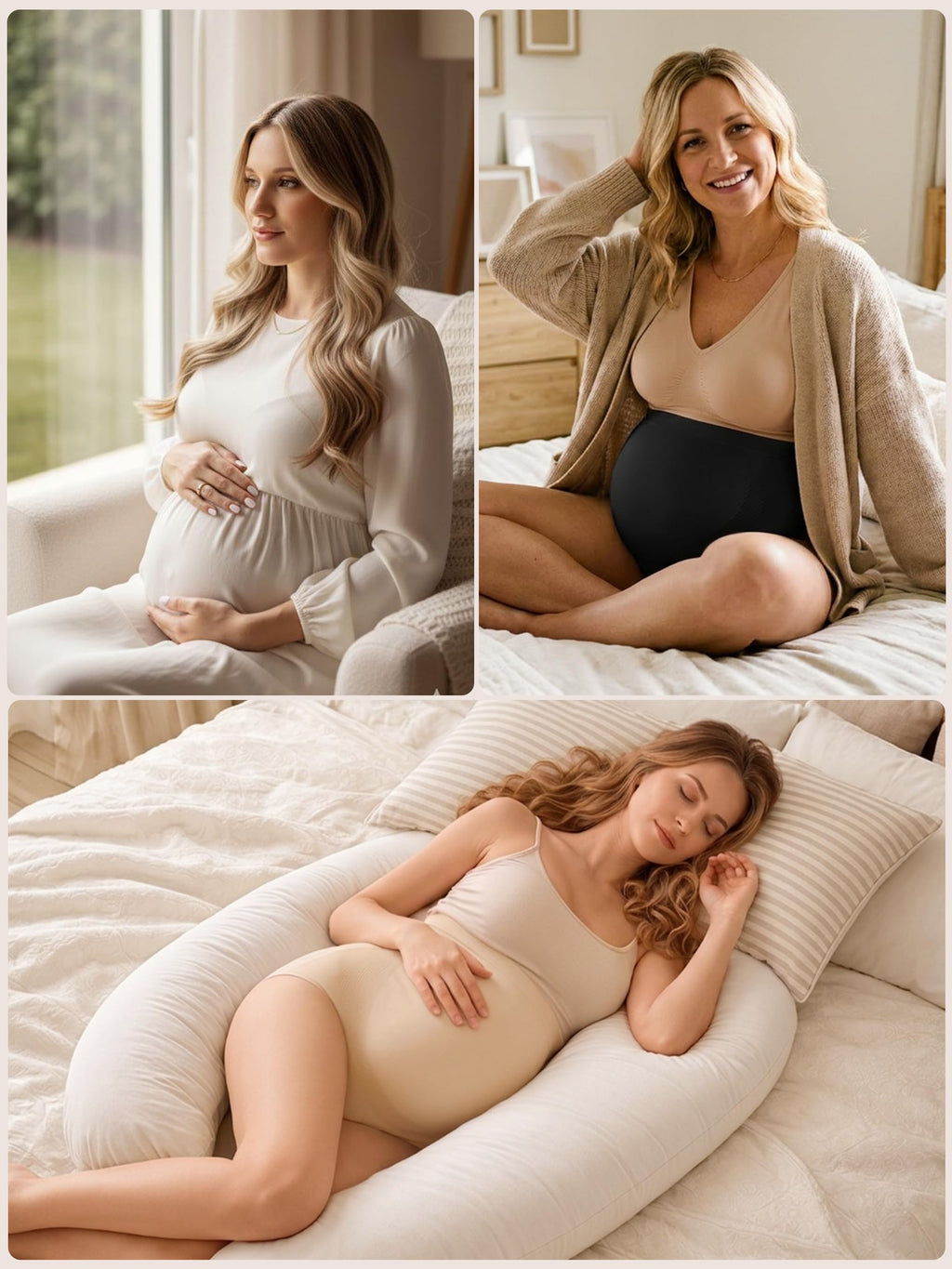 Maternity Underwear for Women, Seamless Pregnancy Underwear Over Bump