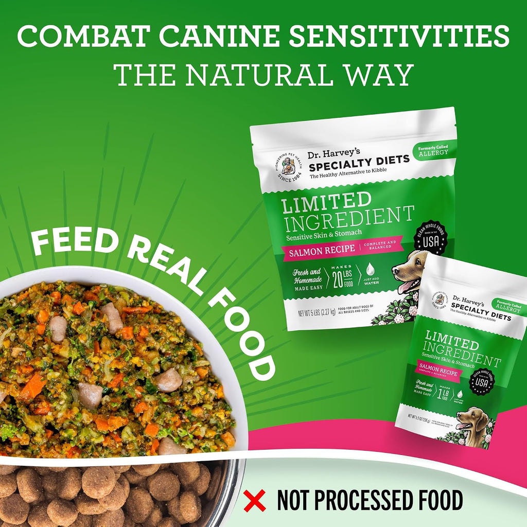Limited Ingredient Dog Food, Salmon Recipe (5 lb)