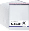 Bubble Mailers 14.25x20, Self Seal Poly Padded Envelopes #7, 50 Pack