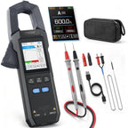 FNIRSI DMC-100 Clamp Meter 9999 Counts TRMS, 600A AC/DC Amp Meter