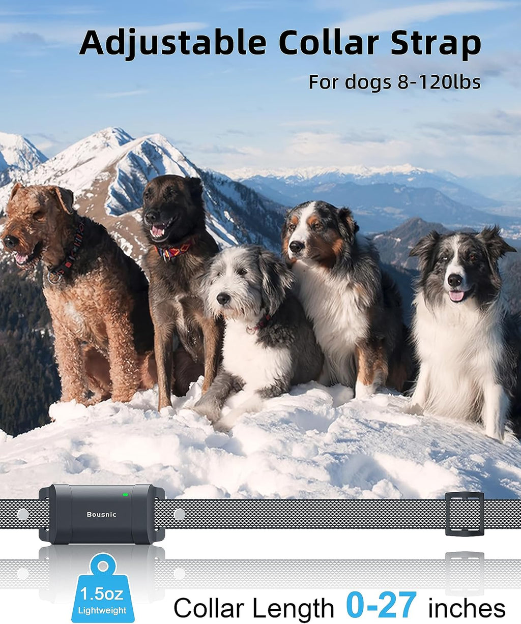 Dog Shock Collar with Remote - [New Edition] 4000FT Dog Training Collar for Large Medium Small Dogs (8-120lbs)