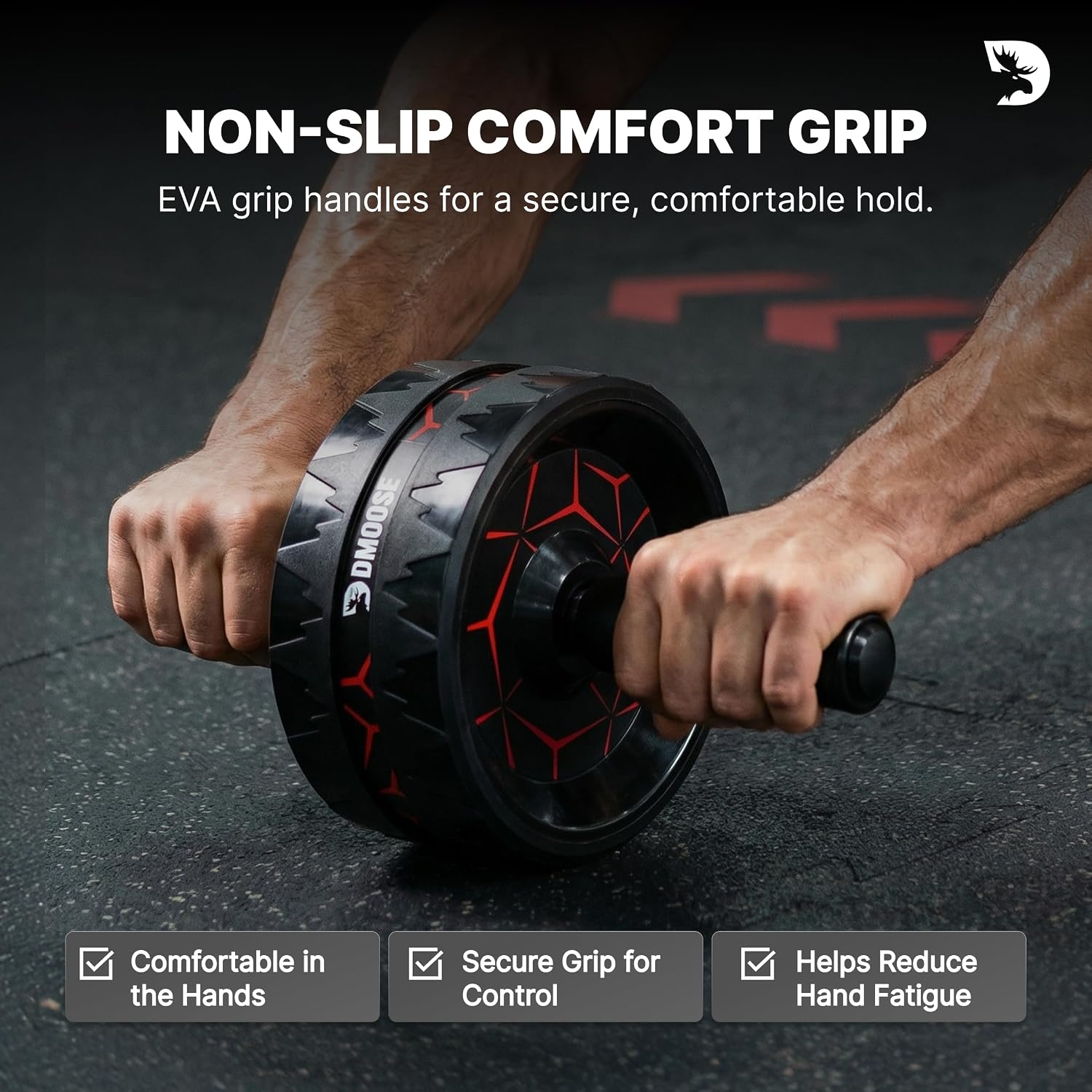 Ab Roller Wheel with Elbow Support & 2 Knee Pads - Abdominal Exercise Trainer for Core Strength Training - Ultimate