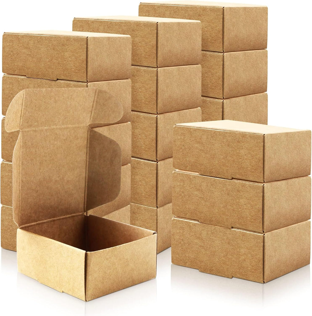 100 Pack Mini Gift Boxes, 2.16 x 2.16 x 0.98 Inches