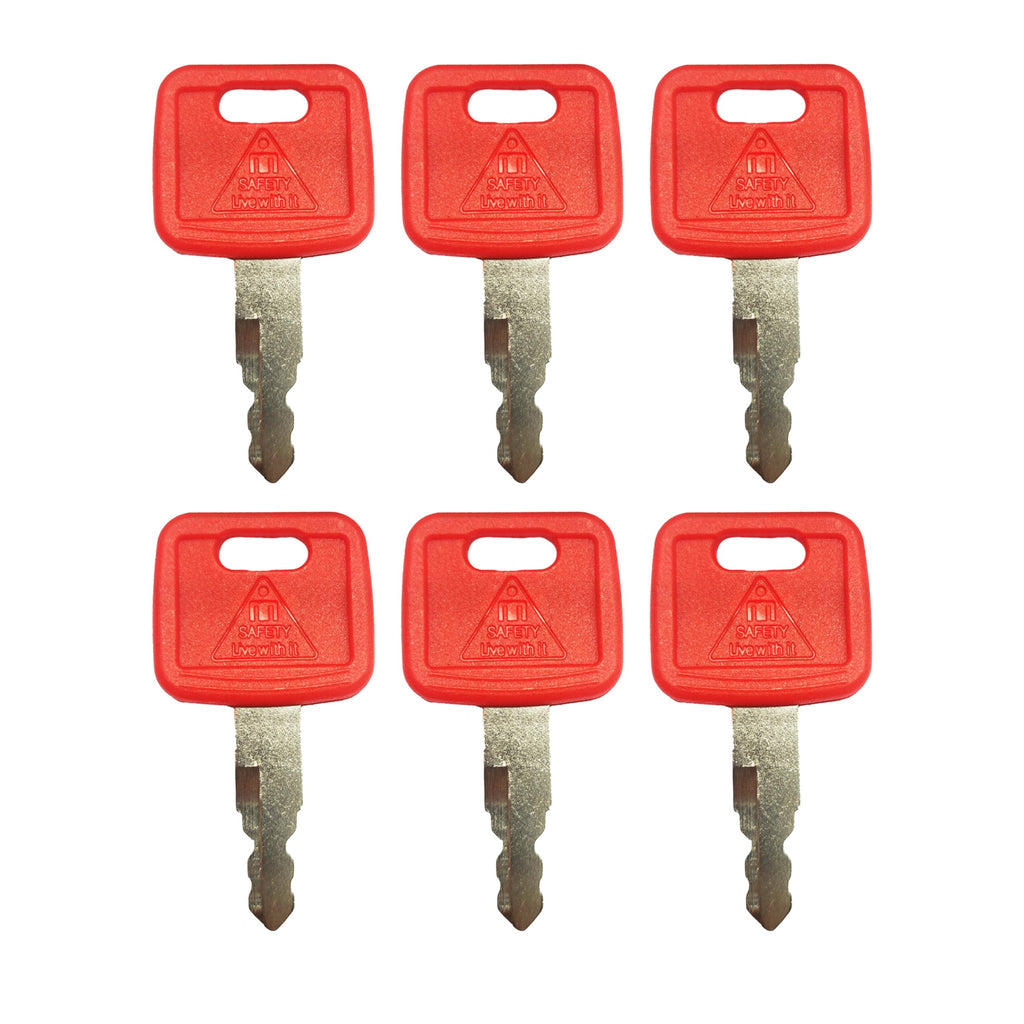 AT194969 H800 Red Ignition Keys Replacement for John Deere Excavator