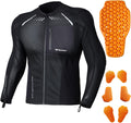 Motorcycle Shirt Mesh Motorcycle Jacket Men with CE Level 2 Armor motorcycle protective gear for All Seasons