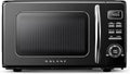 GLCMKZ09BKR09 Retro Countertop Microwave Oven with Auto Cook & Reheat, Defrost, Quick Start Functions, Easy Clean