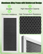 2 Pcs Microwave Charcoal Filter Fit for Samsung ME18H704SFS