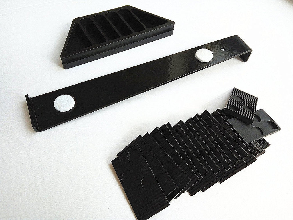 Laminate Wood Flooring Installation Kit; 1x Tapping Block, 1x Pull bar, 30x spacers