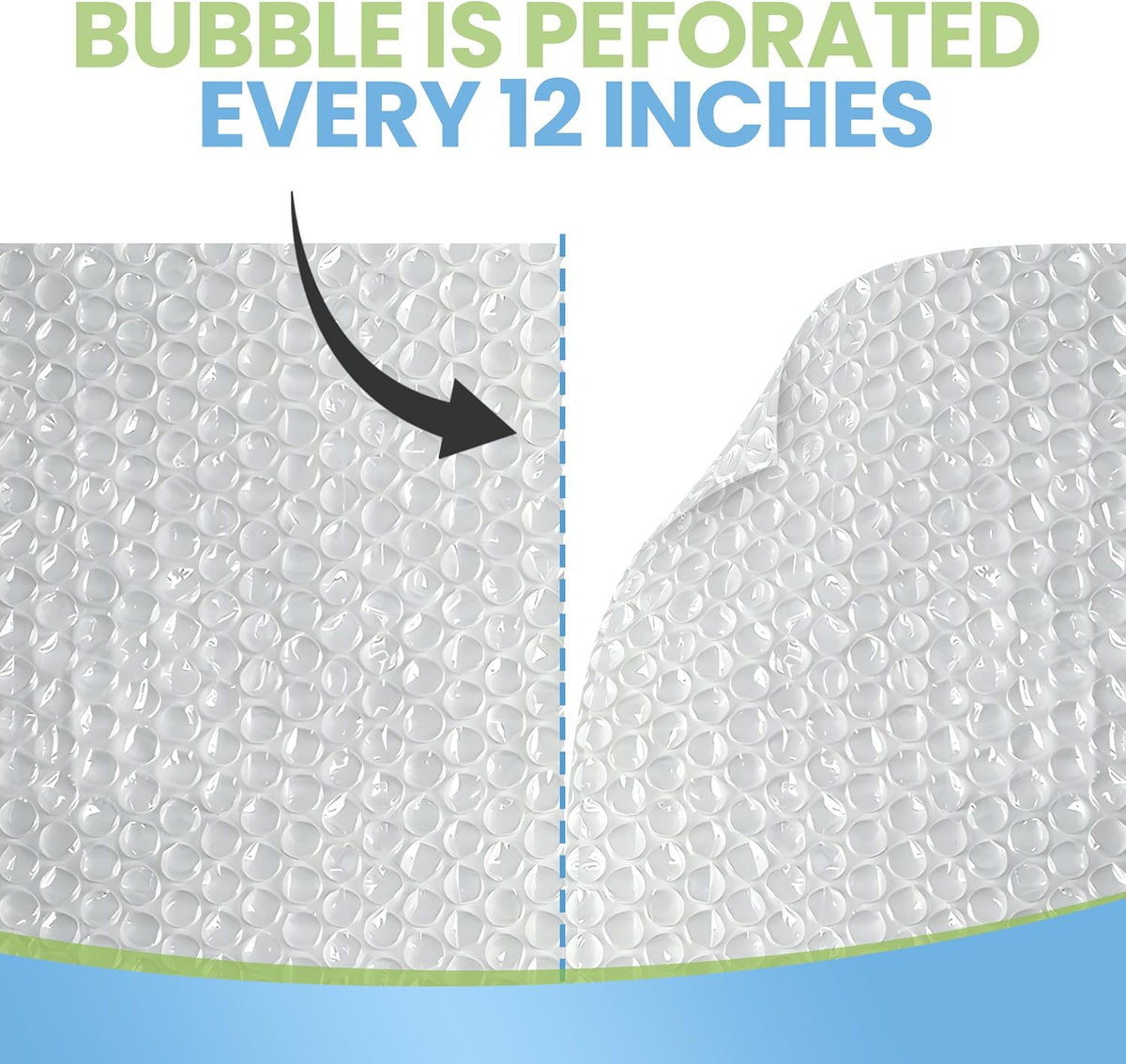 Heavy Duty Small Bubble Wrap Roll for Moving & Packing, 12 in x 175 ft