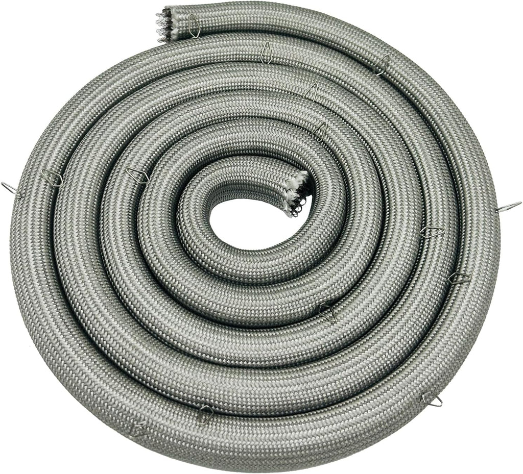 Upgraded WB04T10022 Range Oven Door Seal Gasket (17 Mounting Clips) for General Electric, Hotpoint, RCAm Seal Gasket Replacement, Replaces 910408, AH227138, EA227138, PS227138