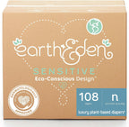 Sensitive Baby Diapers, Newborn, No Harsh Chemicals, 108 ct
