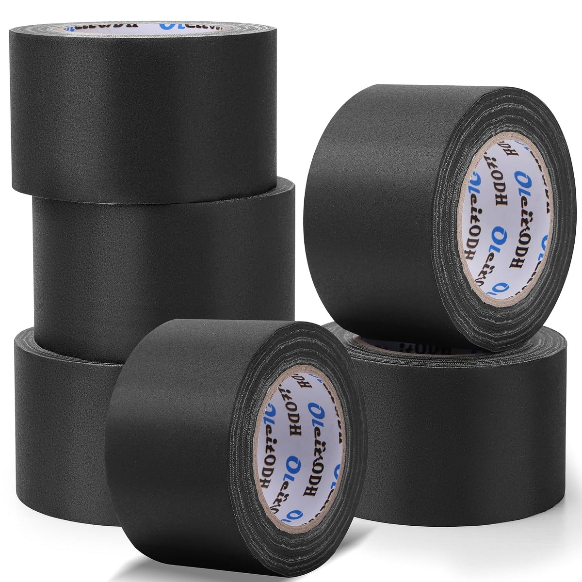 Black Gaffer Tape Bulk 6 Pack 11 Mil Industrial Grade 3’’ x 30 Yards