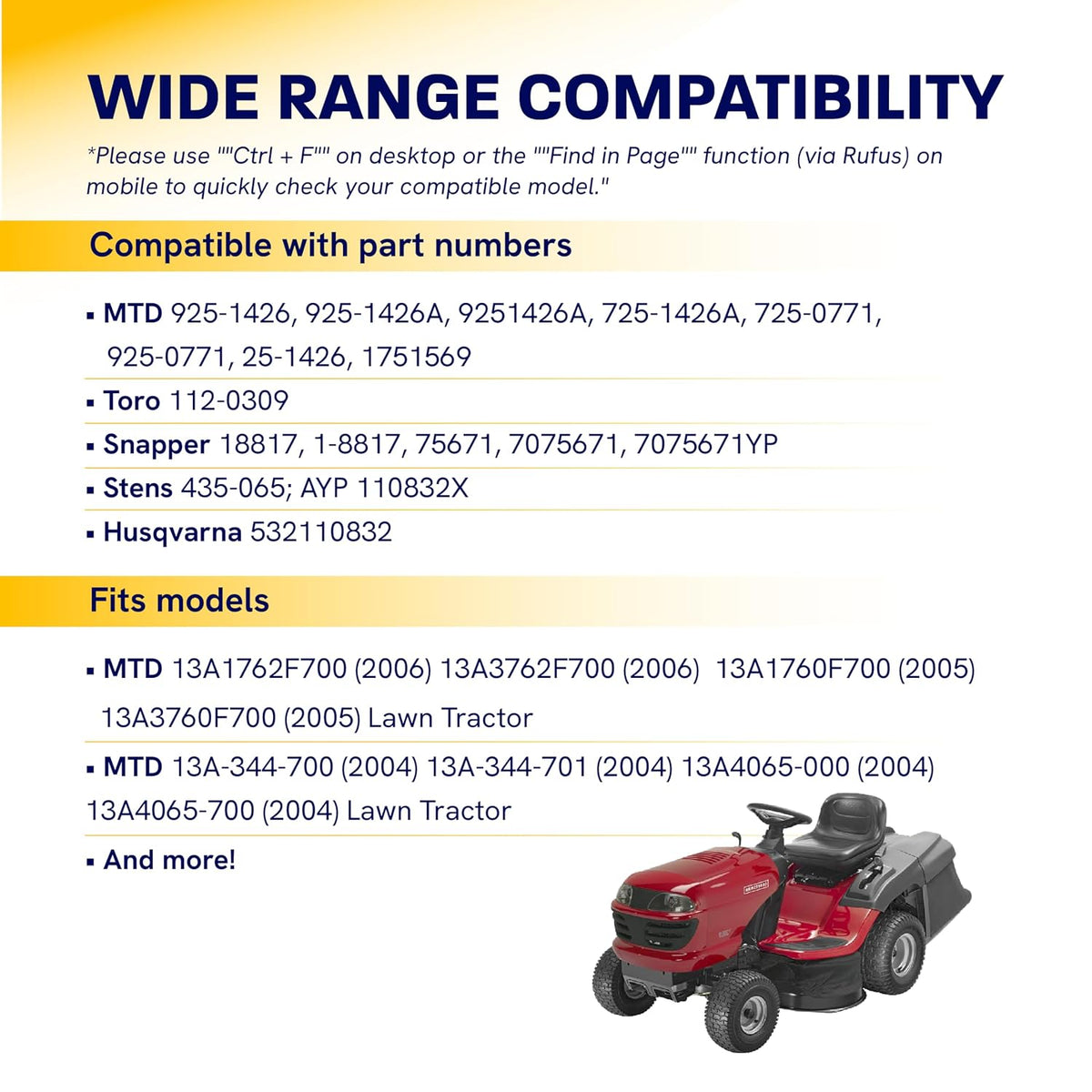 【Upgraded 2026】725-1426 Starter Solenoid - Compatible with MTD 925-1426