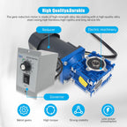 CNCTOPBAOS 120W Worm Gear Motor NMRV30 Gearbox 40:1 40K w/Speed Governor
