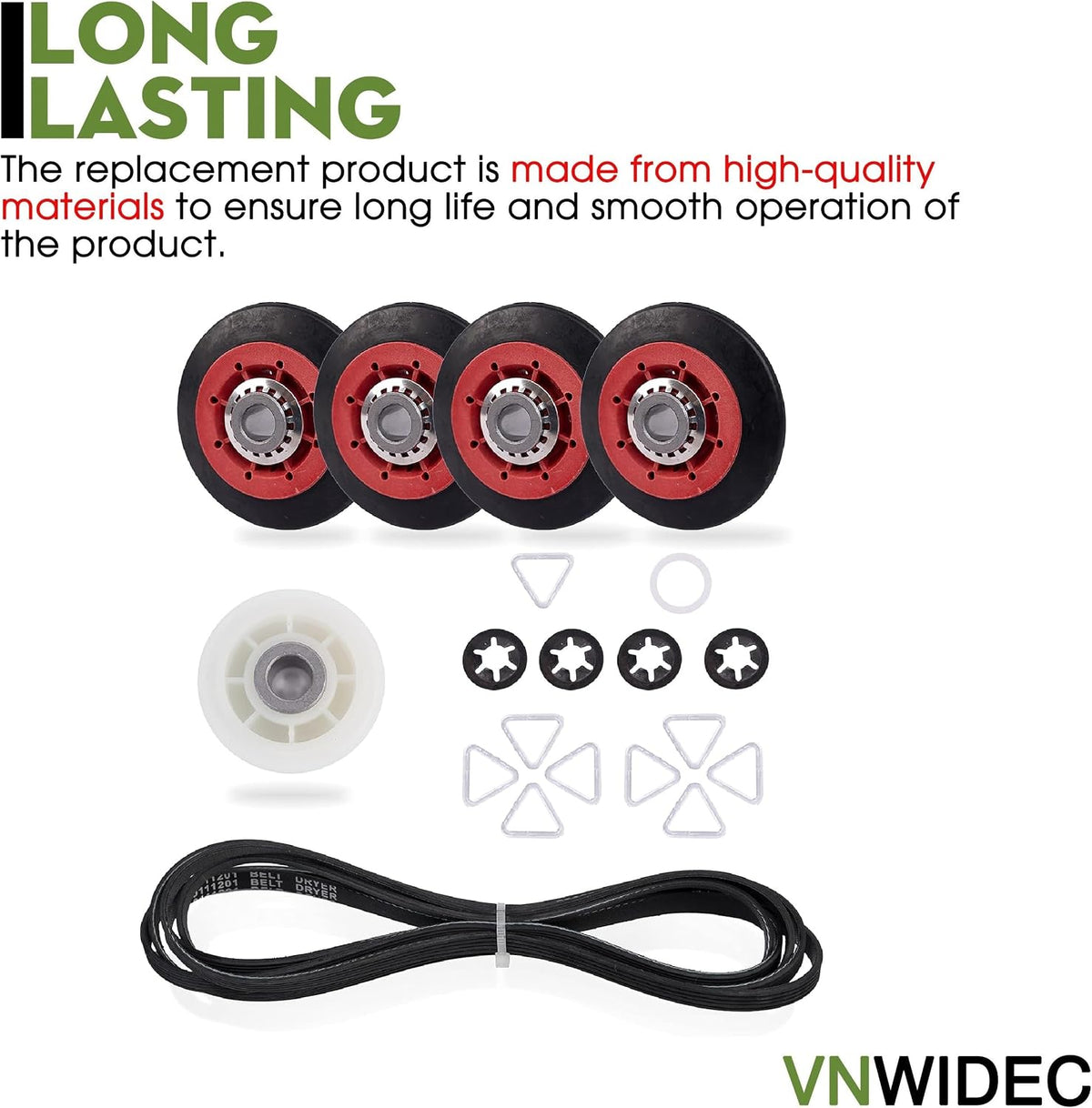Dryer Repair Kit for Whirlpool YWED6120HC1 WED7120HW0 WED8600YW0