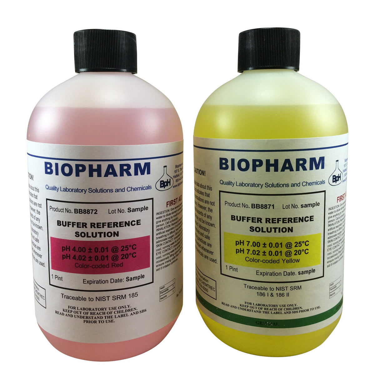 pH 4.00 & 7.00 Calibration Buffer 2-Pack, 500 mL (1.06 pt) Each
