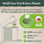 Roobi Cleaning Pods Compatible with Nespresso Vertuo