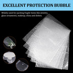 14PCS Clear Bubble Out Bags, 18x22" Large Bubble Pouches Wrap Bag