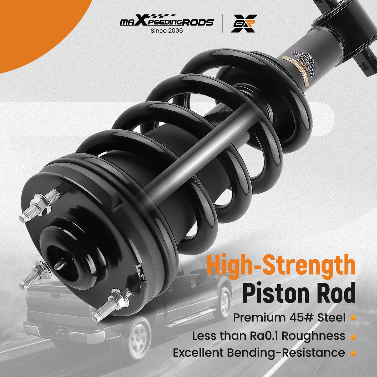 maXpeedingrods 2Pcs Front Strut for Chevy Silverado 1500 2007-2013