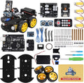 ELEGOO UNO R3 Smart Robot Car Kit V4 for Arduino Robotics for Kids Ages 8-12 12-16 STEM Science Kits Coding Gifts for