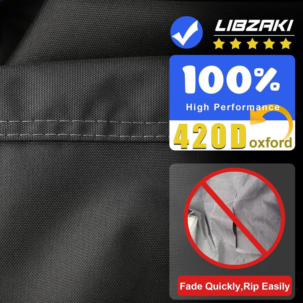 Motorcycle Cover 420D Heavy Duty Storage for Touring Models Harley Davidson Road King,Road Glide,Street Glide,Electra