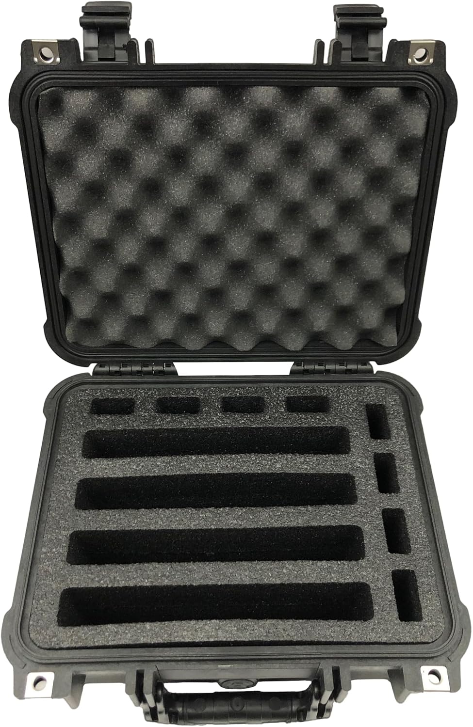 Apache 2800 Solid Foam Insert – Holds 4 Guns & 8 Magazines, High-Density, Durable Custom Cut Replacement Foam, Case