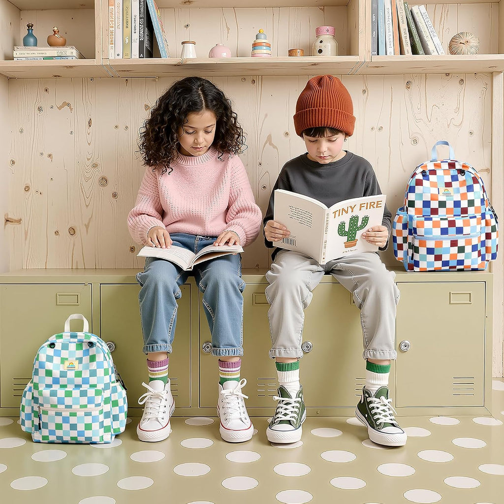 Kids Backpack for Boys Girls 5-8, 15inch Girls Boys Backpacks Kindergarten