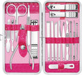 Manicure Set Professional Nail Clippers Set, 18Pcs Manicure Kit Stainless Steel Nail Kit for Women, Pedicure Set Nail