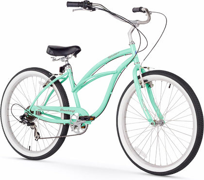 sixthreezero Urban Lady Beach Cruiser Bike, Women's 3 Speed Hybrid Bicycle