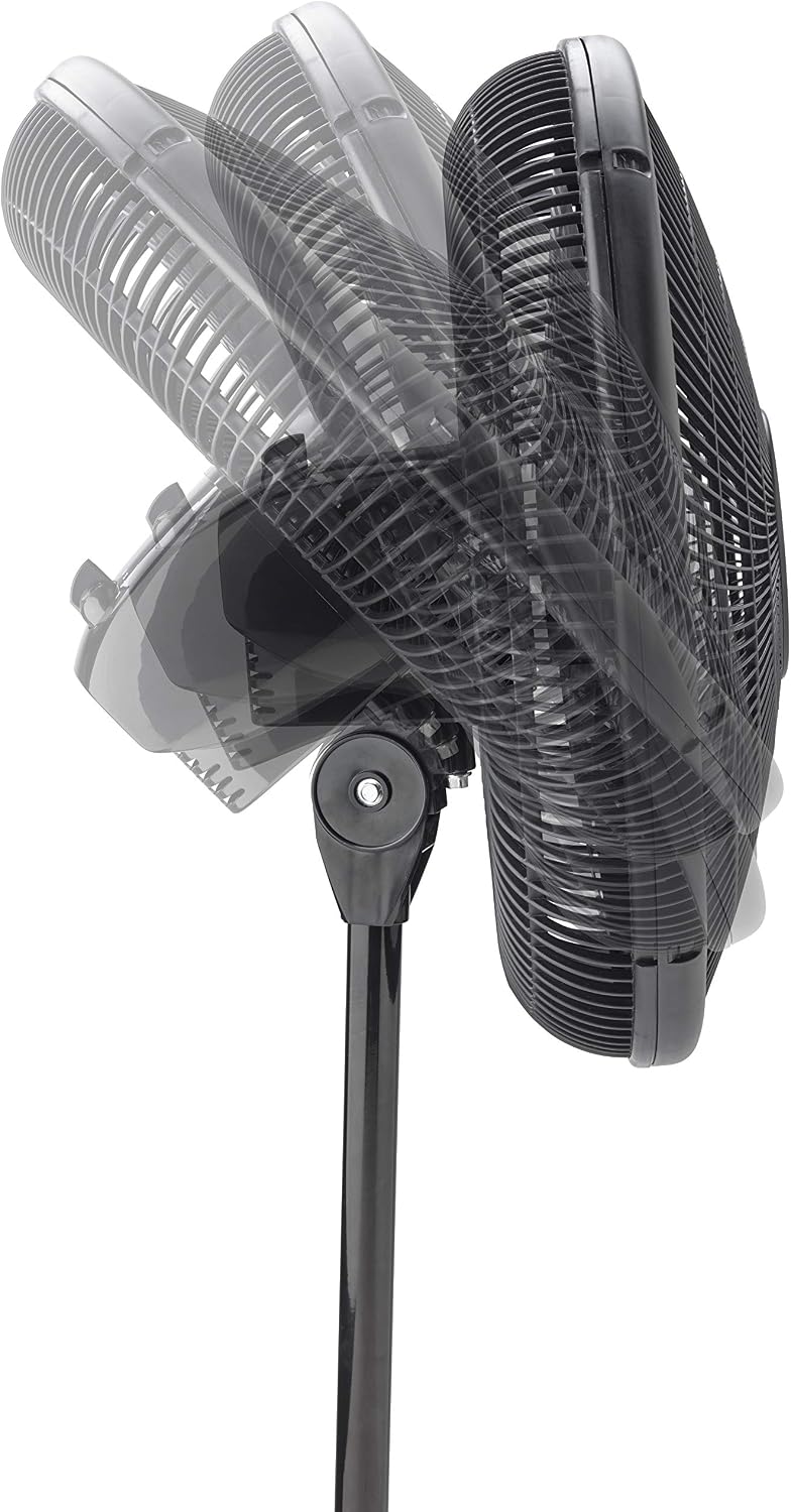 Lasko Oscillating Standing Pedestal Fan - 16” - 2521 - Black