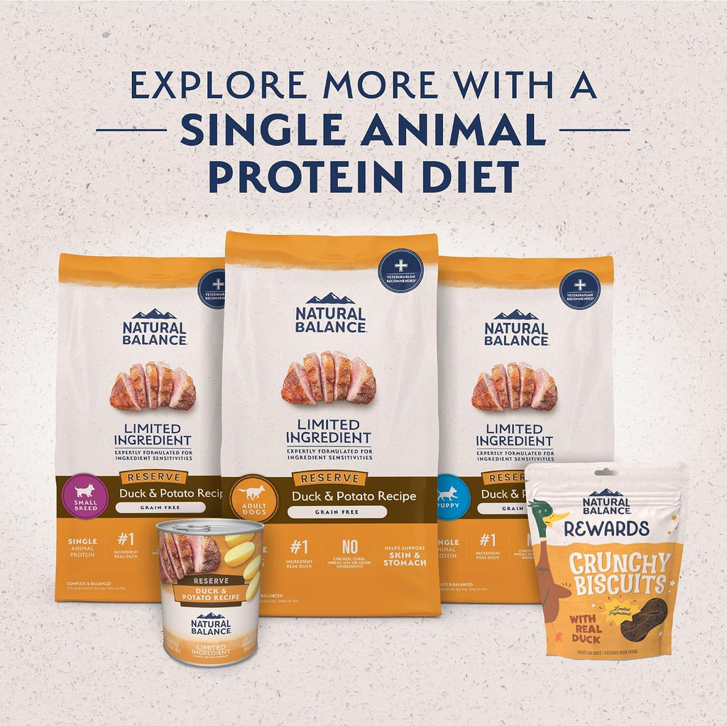 Limited Ingredient, Dog Food, Reserve Duck & Potato, 22 lb