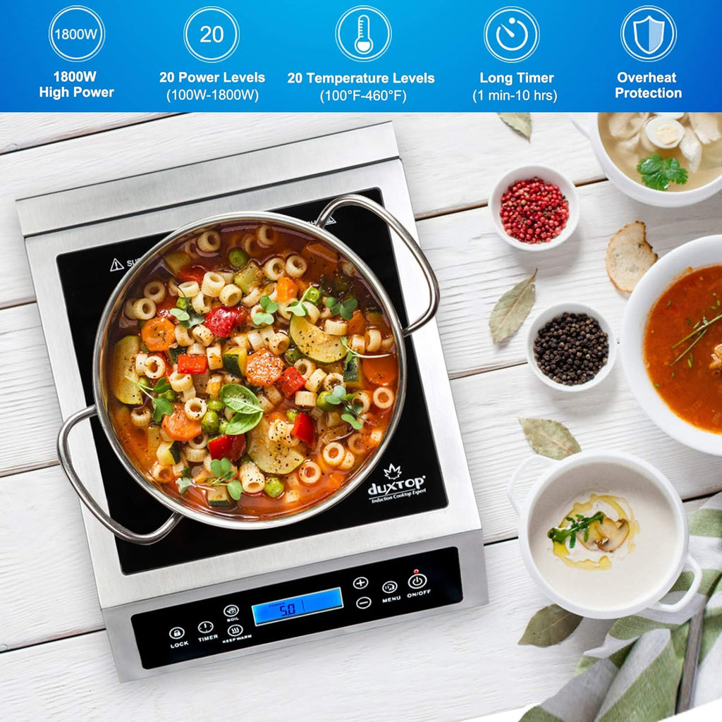 Professional Portable Induction Cooktop P961LS Silver/Black