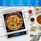 Professional Portable Induction Cooktop P961LS Silver/Black
