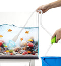 Fish Tank Cleaner - Turtle Tank Accessories - Gravel Vacuum for Aquarium - Hand Siphon Hose to Remove and Change