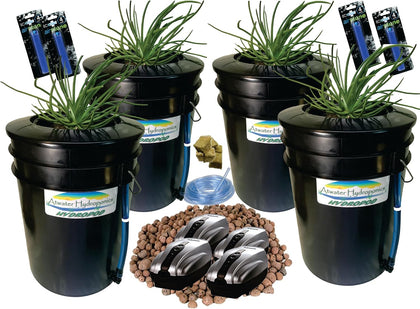 The Atwater HydroPod - Dual DWC Deep Water Culture/Recirculating Drip Hydroponic Garden System - Bubble Bucket
