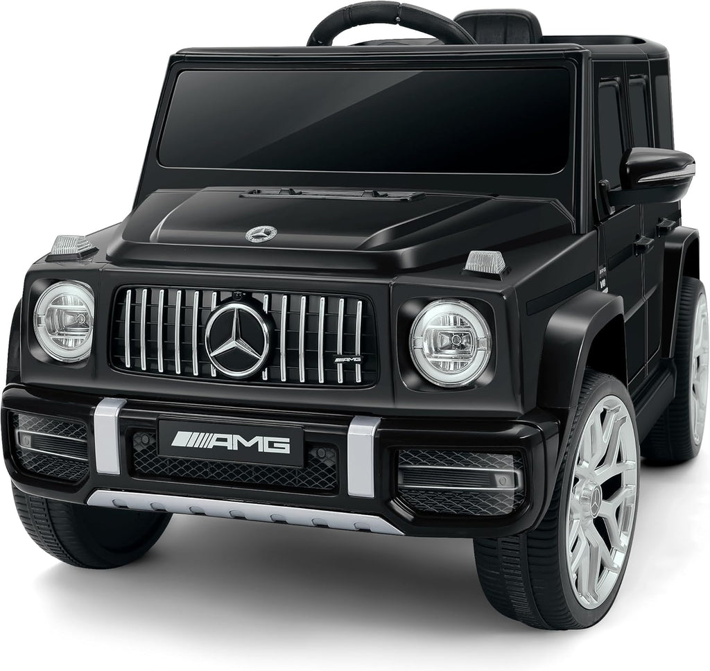 Licensed Mercedes-Benz AMG G63 Ride on Toys,12V Ride on Car with Remote Control,Rechargeable Battery,Flickering