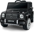 Licensed Mercedes-Benz AMG G63 Ride on Toys,12V Ride on Car with Remote Control,Rechargeable Battery,Flickering