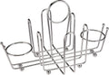 Salt/Pepper and Sugar Packet Holder, Chrome Plated Medium